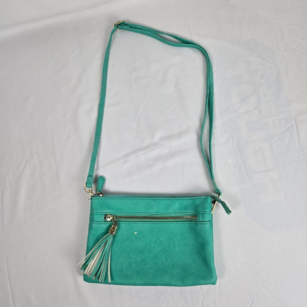 Unbranded Turquoise Crossbody Bag Small | IMPERFECTIONS